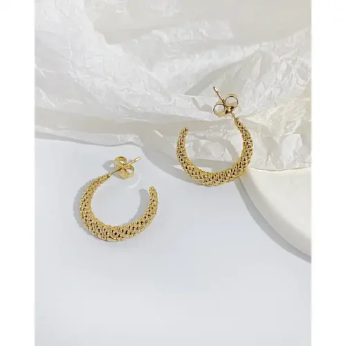 Amelia Gold Hoop - Image 2